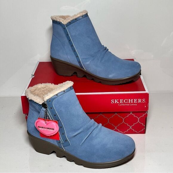 Skechers Shoes - Skechers Jumper Studded Sherpa Trim Bootie